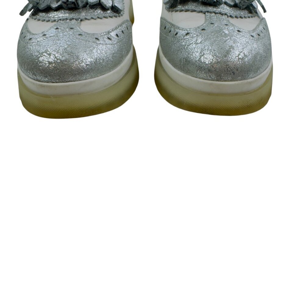 Geox Respira Slip-On Oxfords Tassel Fringe Platform Shoes Women's Size 38/7 - Picture 5 of 11
